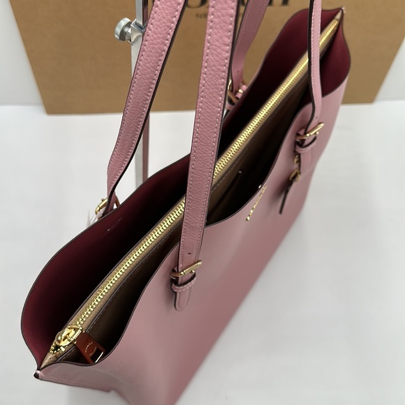 HOT DEAL 🔥Coach Mollie Shoulder Tote Bag Leather Pink color - Picture 11 of 16
